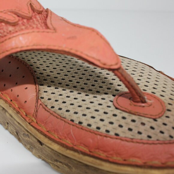 Double H Boots Womens Size 8 Slide Sandals Rose Western Style Leather DH585 - Picture 12 of 16